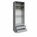 Шкаф двухстворчатый "Мадрид" 0.8 м с 2 ящиками без ручек Шкаф двухстворчатый "Мадрид" 0.8 м с 2 ящиками без ручек